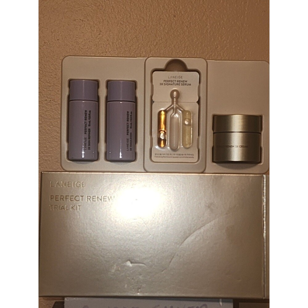 LANEIGE Perfect Renew 3X Travel Kit (4 items) Exp 20270604